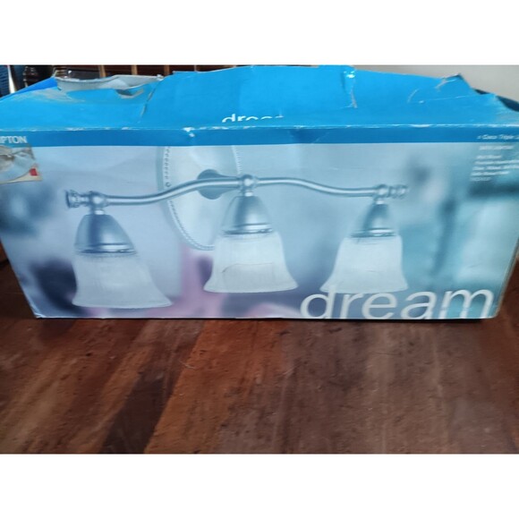 Dream by Hampton Coco Triple Light Bath Lighting Wall Mount 20.5"x10.5" - Picture 8 of 11